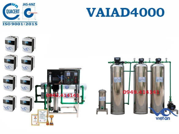 Dây chuyền lọc nước điện giải VAIAD4000