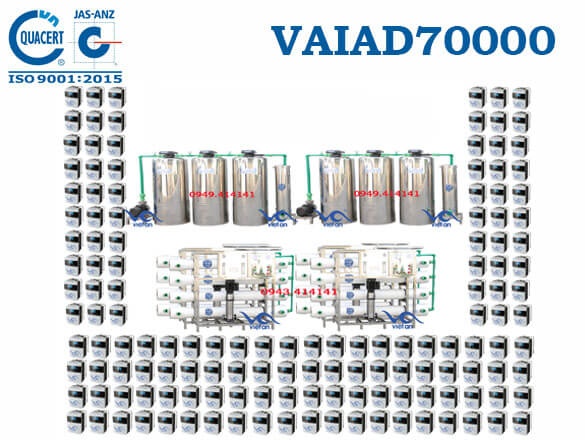 Dây chuyền lọc nước điện giải VAIAD70000