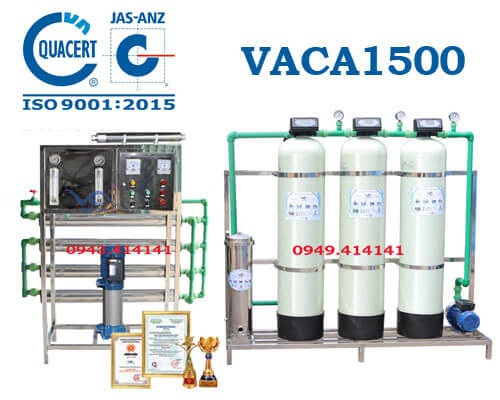 Dây chuyền lọc nước tinh khiết 1500l VACA1500