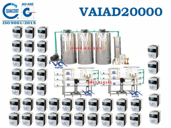 Dây chuyền lọc nước điện giải VAIAD20000